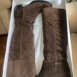 Nine West Brown Suede Boots